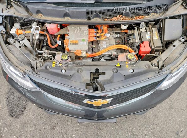 1G1FW6S02J4138943 2018 CHEVROLET BOLT Gray Vista interior trasera