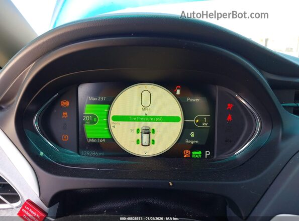 1G1FW6S05H4187189 2017 CHEVROLET BOLT Синий Вид задних сидений