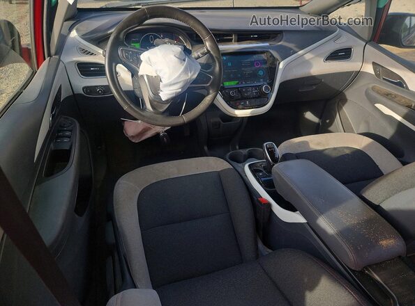 1G1FW6S07H4132226 2017 CHEVROLET BOLT Red Вид панелі приладів