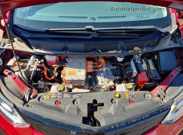 1G1FW6S07L4149990 2020 CHEVROLET BOLT Red Rear interior view