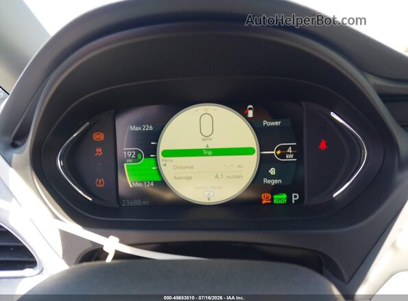 1G1FW6S08K4134963 2019 CHEVROLET BOLT White Вид задніх сидінь