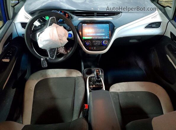 1G1FW6S09H4188538 2017 CHEVROLET BOLT Blue Dashboard view