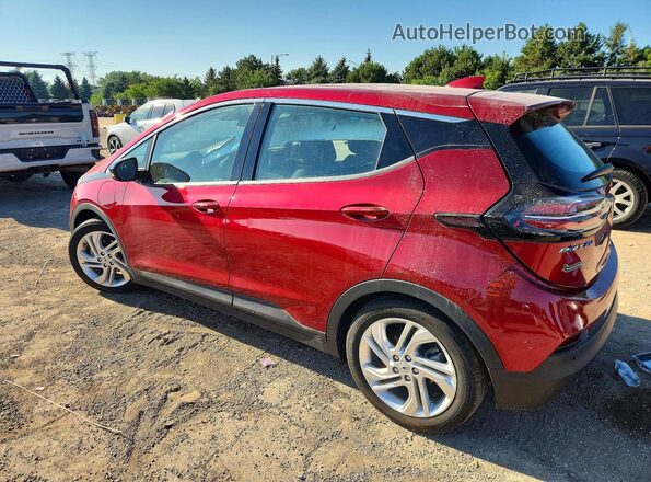 1G1FW6S09P4125244 2023 CHEVROLET BOLT Burgundy Trasero izquierdo
