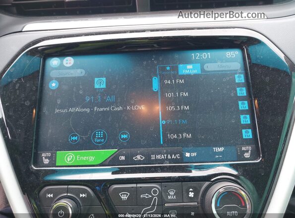 1G1FX6S01H4135863 2017 CHEVROLET BOLT Белый 