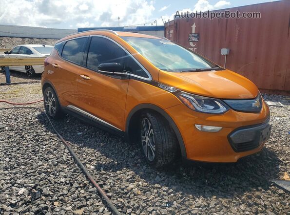 1G1FX6S01H4183234 2017 CHEVROLET BOLT Orange Front right