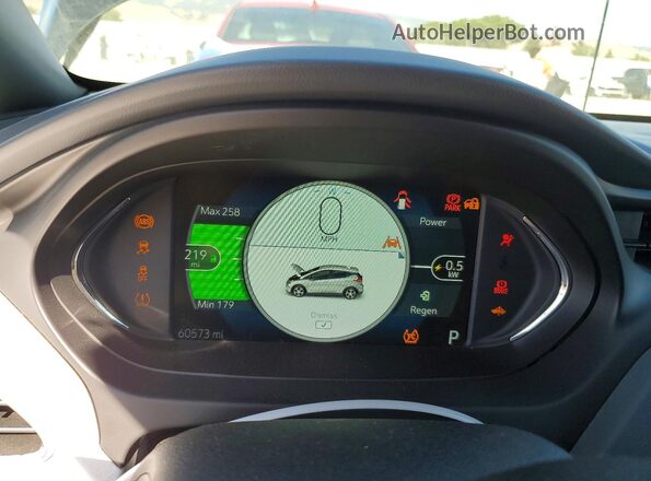 1G1FX6S04H4188220 2017 CHEVROLET BOLT Черный Вид щитка приборов