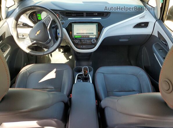 1G1FX6S04H4188220 2017 CHEVROLET BOLT Черный Вид панели приборов