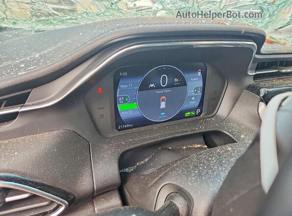 1G1FX6S04P4143289 2023 CHEVROLET BOLT Черный Вид щитка приборов