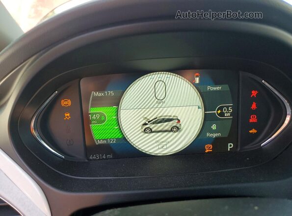 1G1FX6S06J4139400 2018 CHEVROLET BOLT Red Սարքավորումների վահանակի տեսք