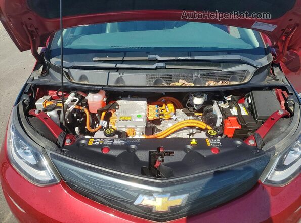 1G1FX6S06J4139400 2018 CHEVROLET BOLT Red Սալոնի հետևի տեսք