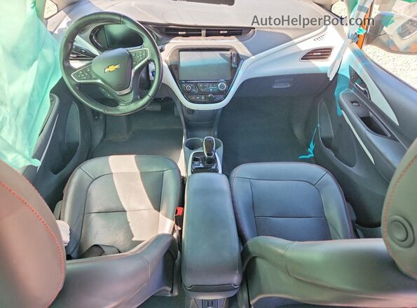 1G1FX6S07H4188020 2017 CHEVROLET BOLT Orange Вид панелі приладів