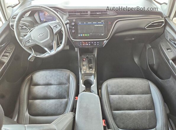 1G1FX6S07P4143674 2023 CHEVROLET BOLT White Вид панелі приладів