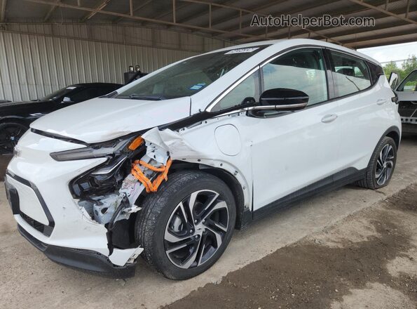 1G1FX6S07P4143674 2023 CHEVROLET BOLT White Вид наклейки з VIN-кодом