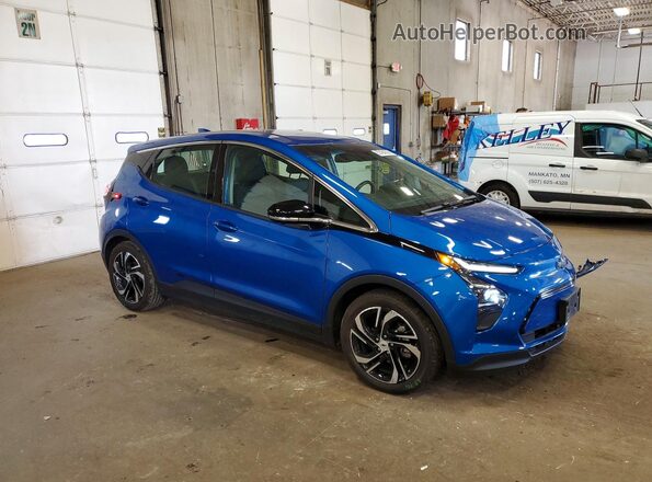 1G1FX6S09P4145667 2023 CHEVROLET BOLT Синий Передняя правая четверть