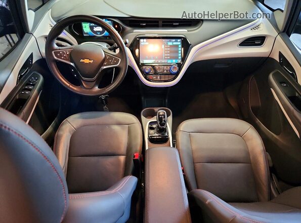 1G1FX6S0XH4167789 2017 CHEVROLET BOLT Черный Вид панели приборов