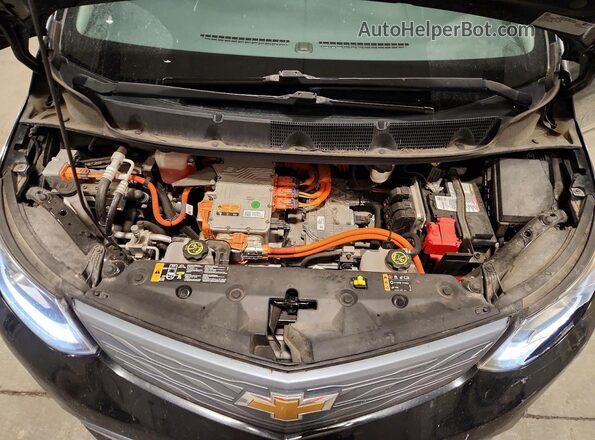 1G1FX6S0XH4167789 2017 CHEVROLET BOLT Черный Вид подкапотного пространства