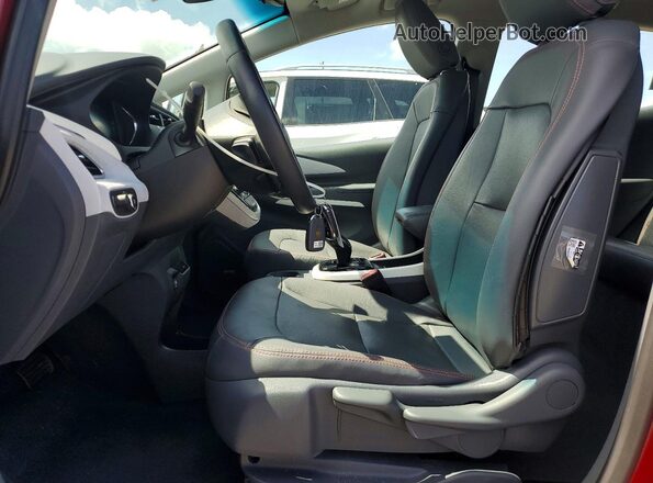 1G1FX6S0XH4184074 2017 CHEVROLET BOLT Red Widok wnętrza z przodu
