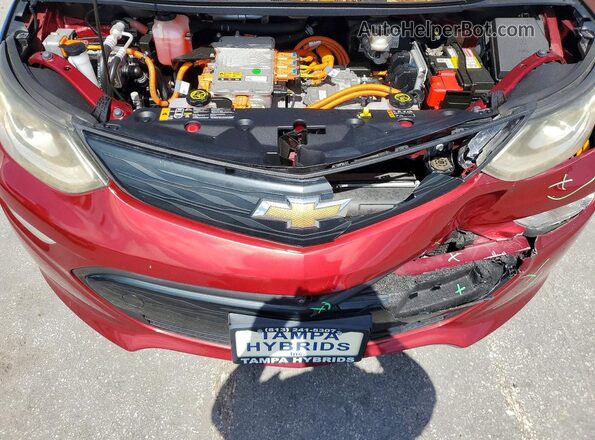 1G1FX6S0XH4184074 2017 CHEVROLET BOLT Red Widok wnętrza z tyłu