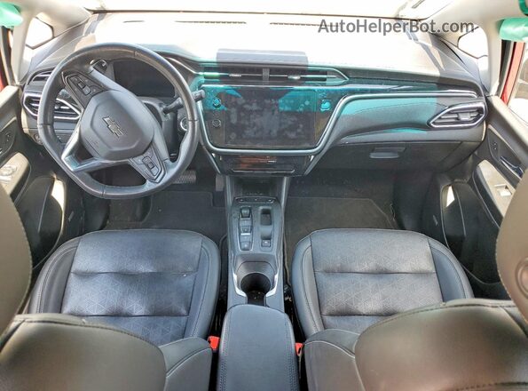 1G1FX6S0XP4157567 2023 CHEVROLET BOLT Red Widok deski rozdzielczej