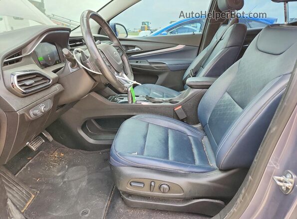 1G1FY6S05P4158591 2023 CHEVROLET BOLT Серый Вид салона спереди