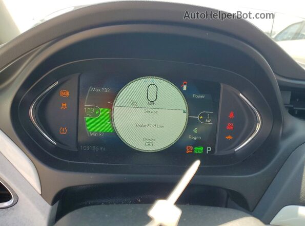 1G1FY6S06L4145357 2020 CHEVROLET BOLT White ხელსაწყოთა პანელის ხედი