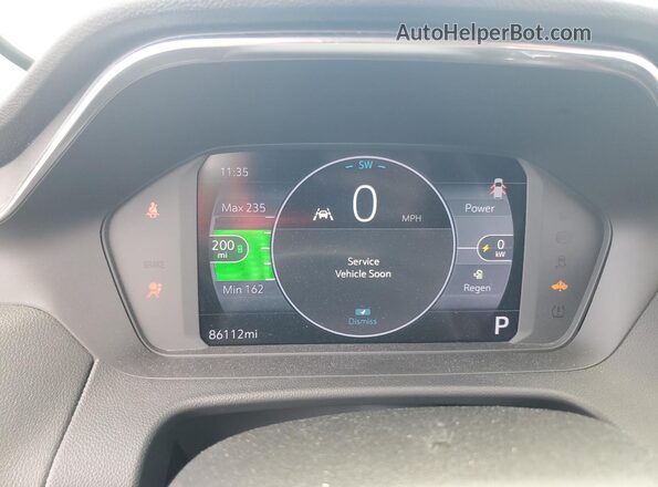 1G1FY6S07P4140853 2023 CHEVROLET BOLT Серебряный Вид щитка приборов