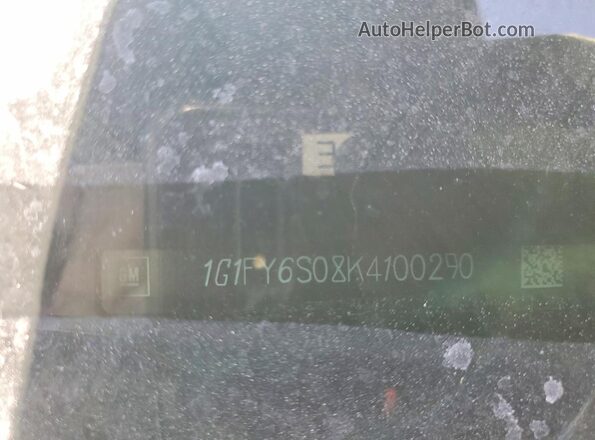 1G1FY6S08K4100290 2019 CHEVROLET BOLT Charcoal Շարժիչի բաժամունքի տեսք