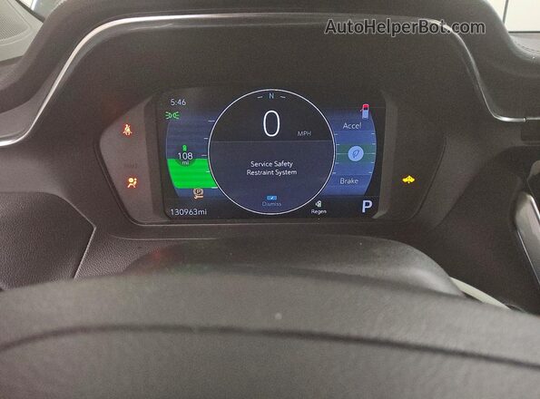 1G1FY6S09P4149196 2023 CHEVROLET BOLT Black Instrument cluster view