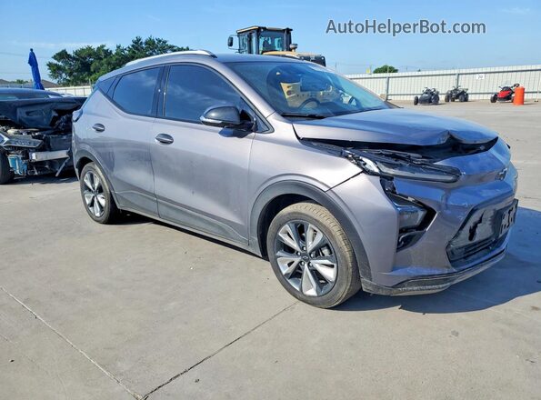 1G1FY6S09P4199743 2023 CHEVROLET BOLT Gray Delantero derecho