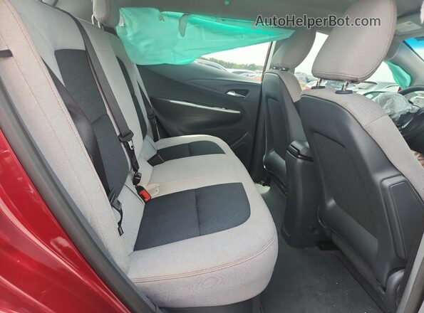 1G1FY6S0XL4122289 2020 CHEVROLET BOLT Red Rear seats view