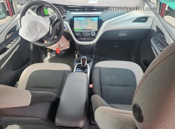 1G1FY6S0XL4122289 2020 CHEVROLET BOLT Red Dashboard view