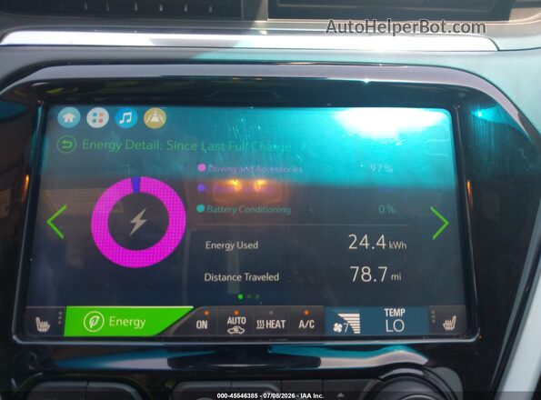 1G1FZ6S00M4103989 2021 CHEVROLET BOLT Серый 