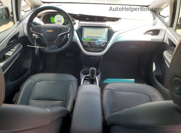 1G1FZ6S01L4125160 2020 CHEVROLET BOLT White Вид панелі приладів