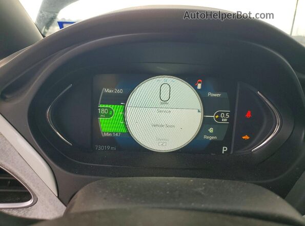 1G1FZ6S02L4142274 2020 CHEVROLET BOLT Black Սարքավորումների վահանակի տեսք