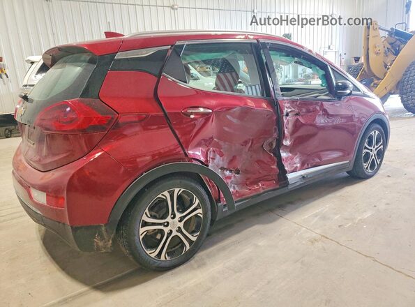 1G1FZ6S05M4110758 2021 CHEVROLET BOLT Бордовый Задняя правая четверть