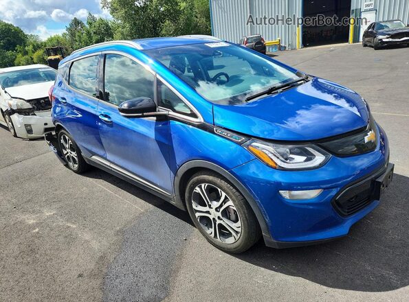 1G1FZ6S07K4101699 2019 CHEVROLET BOLT Blue Delantero derecho