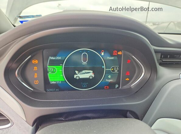 1G1FZ6S07L4138592 2020 CHEVROLET BOLT Серый Вид щитка приборов