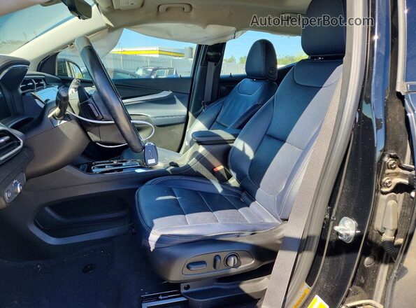 1G1FZ6S07N4129491 2022 CHEVROLET BOLT Черный Вид салона спереди