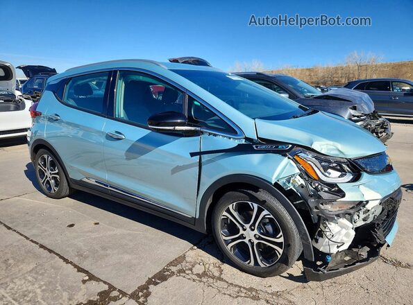 1G1FZ6S08K4139314 2019 CHEVROLET BOLT Бирюзовый Передняя правая четверть
