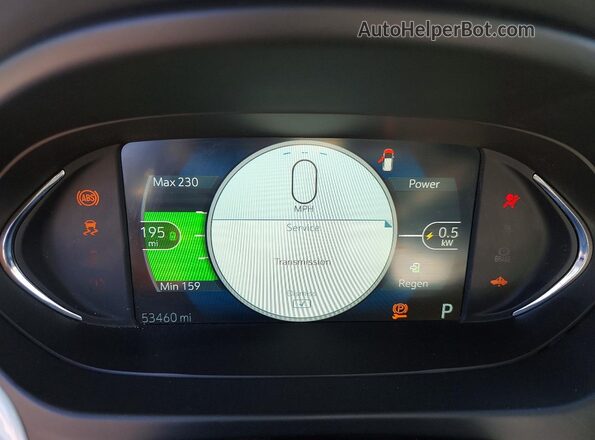1G1FZ6S08K4139314 2019 CHEVROLET BOLT Бирюзовый Вид щитка приборов