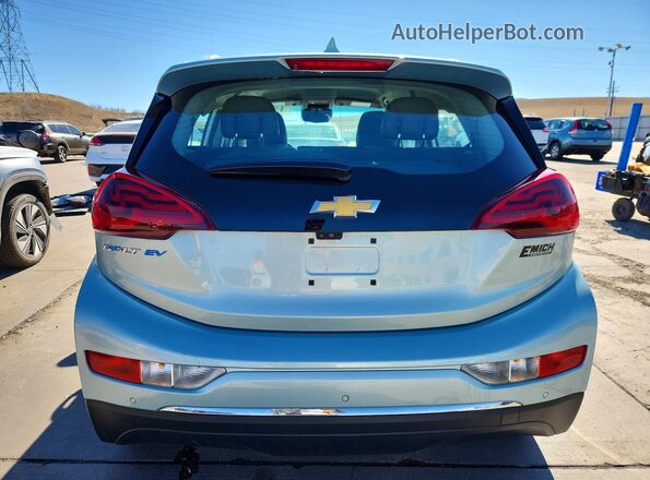 1G1FZ6S08K4139314 2019 CHEVROLET BOLT Бирюзовый Вид сзади