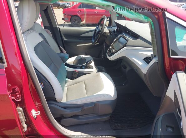 1G1FZ6S09K4107987 2019 CHEVROLET BOLT Red Widok wnętrza z przodu