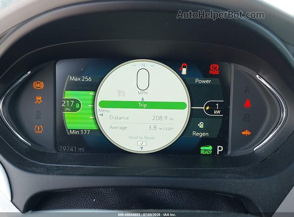 1G1FZ6S0XK4139010 2019 CHEVROLET BOLT Black Հետևի նստատեղերի տեսք