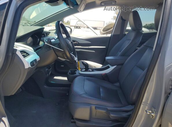 1G1FZ6S0XM4112974 2021 CHEVROLET BOLT Gray წინა სალონის ხედი