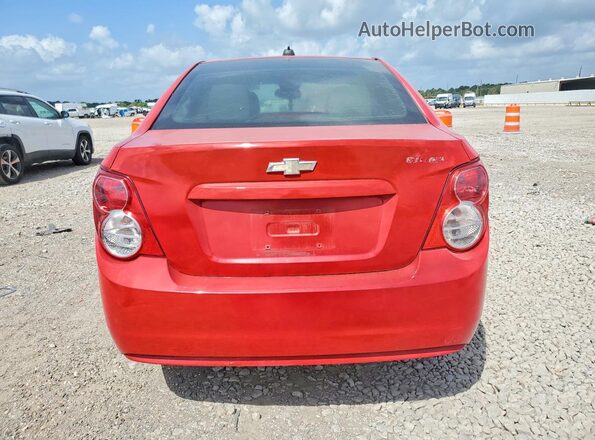 1G1JA5SHXG4150887 2016 CHEVROLET SONIC Red Հետևի տեսք