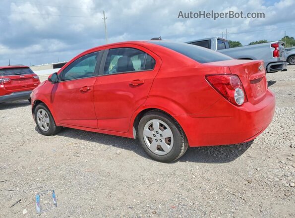 1G1JA5SHXG4150887 2016 CHEVROLET SONIC Red Հետևի ձախ