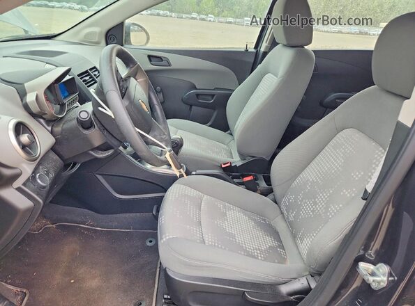 1G1JA6SH7G4152330 2016 CHEVROLET SONIC Black Vista interior delantera