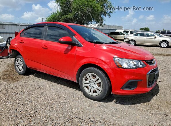 1G1JB5SB2L4142625 2020 CHEVROLET SONIC Красный Передняя правая четверть