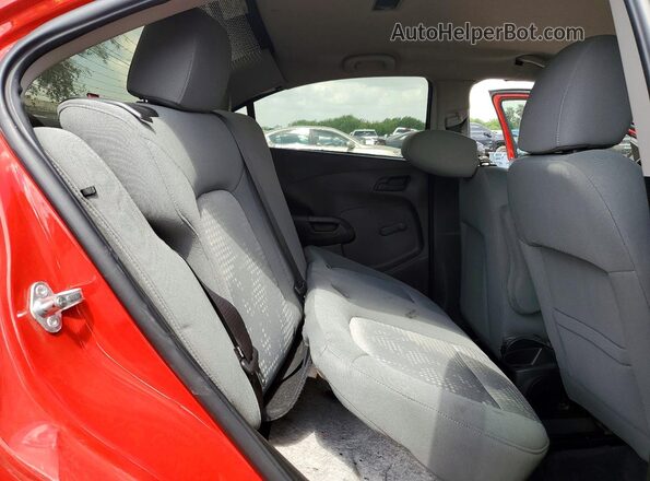 1G1JB5SB2L4142625 2020 CHEVROLET SONIC Красный Вид задних сидений