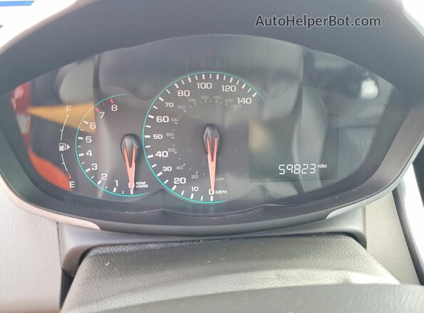 1G1JB5SB2L4142625 2020 CHEVROLET SONIC Красный Вид щитка приборов